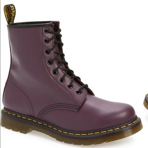 Adorable purple Dr. Martens!